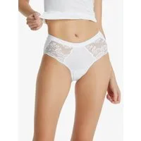 BlackSpade Boxer Spitzen Damen Slips Privat 1311 - Weiß