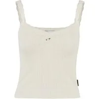 Karl Kani Muskelshirt Karl Kani Woven Signature Pointelle Top (1-tlg)