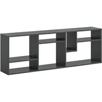 xonox.home Regal, Grau Für TV Bis 65 Zoll Melamin Modern 159x54x28 cm
