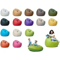 sunnypillow Sitzsack mit Styropor Füllung Outdoor & Indoor für Kinder und Erwachsene