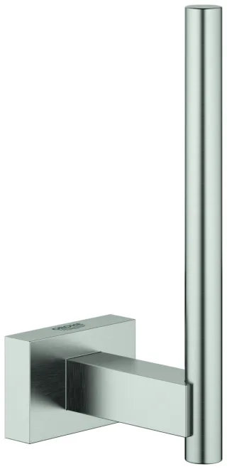 GROHE Reservepapierhalter Essentials Cube 40623_1 Wandmont. Metall supersteel, 40623DC1 40623DC1
