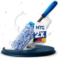 NTG Nutzfahrzeug Technik GmbH Felgenbürste Felgenbürste Mikrofaser Auto- Radbürste, (2-tlg), Ideal für Alu,-Stahlfelgen