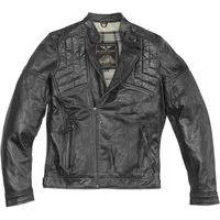 Black-Cafe London Motorradjacke Philadelphia Motorrad Lederjacke