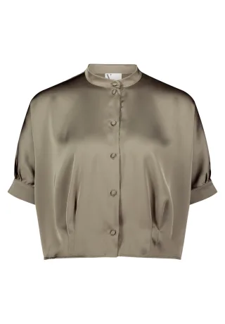 V by Vera Mont - Oversize-Bluse Herb Green - Gr. - 34