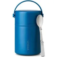Vinsun Lunchbox Thermobehälter für Essen 800ml inkl. Löffel, doppelwandig isoliert, Edelstahl, BPA frei, auslaufsicher, bruchfest, für warme und kalte Speisen