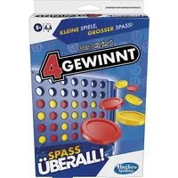 Hasbro Spiel Hasbro F8253GC0 - 4 gewinnt Kompakt