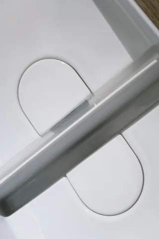 LAUFEN Doppel-Waschtisch-Schale Sonar ohne Hahnloch, ohne Überlauf 1000x370 LCC weiss, H812348400112 H8123484001121