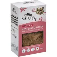 Dehner Natura Premium Nestlingsfutter für elternlose Wildvögel, 100 g, Hauptfutter für: Wildvogel, Gartenvögel, hochwertiges Ganzjahresfutter zur Aufzucht, proteinreich