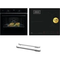 AEG Backofen-Set HH24BSISML, mit 1-fach-Teleskopauszug, Aqua Clean, Bis zu 10x weniger sichtbare Kratzer – Made in Germany