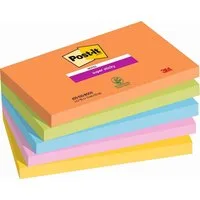 Post-it Super Sticky Haftnotizblock Sticky Notes Bangkok Collection Haftnotizen extrastark farbsortiert 5