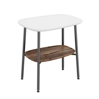 VitrA Plural Beistelltisch 57 x 59 cm Eiche Dunkel Echtholz Edelweiß,64065 64065