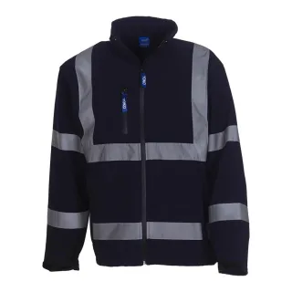 Yoko - "Fluo" Softshelljacke für Herren (Marineblau)