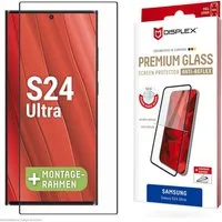 Displex Displayschutzglas Premium Glass Full Cover Anti-Reflex für Samsung Galax S24 Ultra, 1 Stück, Displayschutzfolie, Schutzfolie, Bildschirmschutz, kratz- & stoßfest