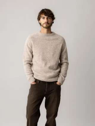 mos mosh gallery - MMGCarlos Crew Neck Knit light grey melange - Gr. - L