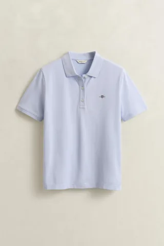 GANT - Shield Piqué Poloshirt light blue - Gr. - S