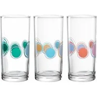 montana-Glas Becher :new dots 3er Set, 280 ml, 3-tlg., Kalk-Natron-Glas