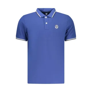 North Sails Blauer Baumwoll-Polohemd für Herren