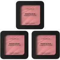 Catrice Puder Bright & Blur Airbrush Powder, 3-tlg.