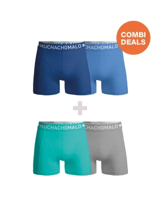 Muchachomalo Herren Boxershorts – 2 Stück Combideal – Herren Unterhosen