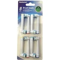 BURI Zahnbürste Aufsteckzahnbürsten Ersatzbürsten 8er kompatibel Pro & Healthy Clean