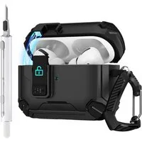CoolGadget Kopfhörer-Schutzhülle für Apple AirPods Pro 3 Kunststoff, Stoßfest Ständer Clip Karabiner MagSafe Case Schutz Cover