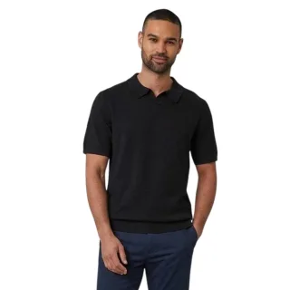 Threadbare - Poloshirt für Herren (Schwarz)