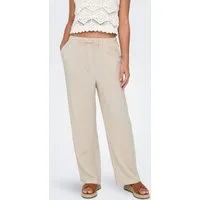 ONLY Schlupfhose ONLSIESTA MW PULL-UP LINEN BL PNT NOOS Viskosemischung