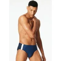 Schiesser Badeslip Aqua Bund mit Kordel, seitliche Kontraststreifen