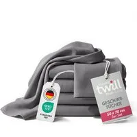 Blumtal Geschirrtuch 5er Set Premium Geschirrtücher Baumwolle 50x70 cm, (5-tlg), Ultra saugstarke zertifizierte Geschirrhandtücher (230gsm)