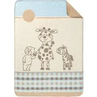 Kinderdecke Babydecke, Erwin Müller, Baumwolle Motiv: Tiere/Tiermotive