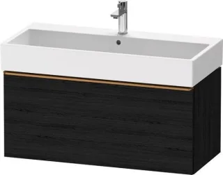 Duravit D-Neo Waschtischunterbau wandhängend Eiche Schwarz Matt 984x442x440 mm - DE4274004160000 DE4274004160000