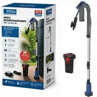 Güde Regenfasspumpe Güde Akku Regenfasspumpe 12V RFP 12-201-04 + Akku und Ladegerät