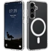 SmartUP Smartphone-Hülle für Samsung Galaxy A57 5G MagSafe Silikon Case Ultra Slim Transparent 6,7 Zoll, MagSafe-Technologie