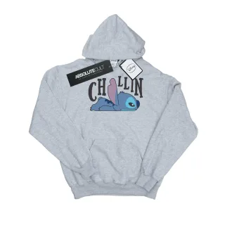 Disney Mädchen Lilo und Stitch Chillin Hoodie (Sport grau)