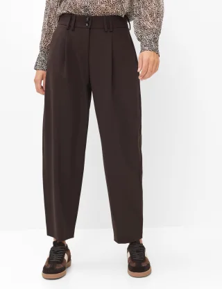 Brax Damen Hose Style MEGAN S BRUNETTE, dunkelbraun, Gr. 46K