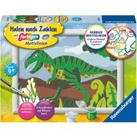 Ravensburger Malen nach Zahlen Hungriger Dinosaurier, Made in Europe