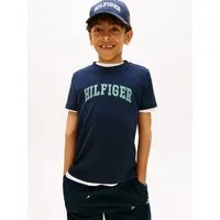 Tommy Hilfiger T-Shirt Regular Fit, großer Druck, für Kinder bis 16 Jahre