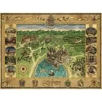 Puzzle Hogwarts Karte 1500 Teile