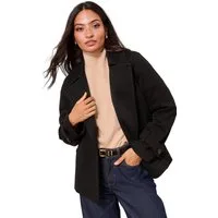 Friends Like These Kurzmantel Friends Like These kurze Twilljacke mit Gürtel (1-tlg)