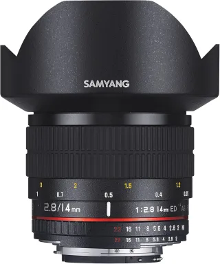 Samyang 14mm 1:2.8 ED AS IF UMC [für Canon] schwarz