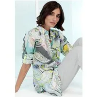 bianca Longbluse DAIRA mit modernem Paisley Muster in Trendfarben