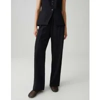 OPUS PANTS Schlupfhose Malotta natural aus Webware mit Leinenstruktur Praktische Taschen runden den entspannten Look ab