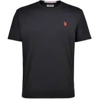 U.S. Polo Assn. T-Shirt US16025 (Baumwolle) schwarz Herren