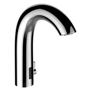 LAUFEN Elektronik-Armatur mit IR Sensor CURVETRONIC Ausladung 135 mm, ohne Ablaufventil manuelle Tem HF707153100060
