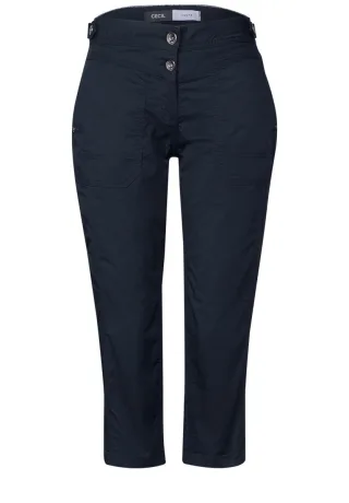 Cecil - Papertouch Hose - Style New York blau - Gr. - 27/22