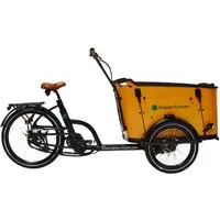 GreenStreet E-Bike Lastenrad Family-Cargo 672 Wh, 8 Gang Shimano Nexus Schaltwerk, Nabenschaltung, Mittelmotor, 672 Wh, Blinker