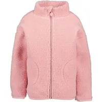 Blue Seven Plüschjacke Teddyjacke Mädchen mit Stehkragen und Reißverschluss, Rosa
