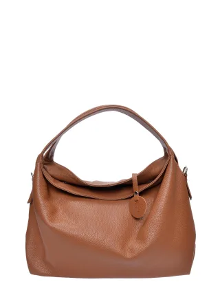 Luisa Vannini Braun Rindsledertasche