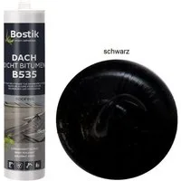 BOSTIK Dichtstoff Bostik B535 Dach Dicht Bitumen Dichtstoff 300ml Kartusche schwarz, gebrauchsfertig