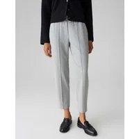 OPUS Schlupfhose MYHA ICONIC aus leichtem Viskosemix Mid Rise, Ankle, meliertes Muster